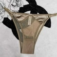 thumbnail image 2 of Xucatan Mesh Floral Embroidered Low Waist Panties for Women, Sheer Stretchy Ladies Underwear, Breathable Hip Lifting Elastic Thongs, See Through Feminine Briefs, Casual Daily Pantie Gift, 2 of 3