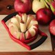 thumbnail image 5 of Cortador de manzanas, cortador de manzanas duradero y resistente, cortador de manzanas muy rápido, cuña, cortador de frutas y verduras para manzana, pera y más, rojo, 5 of 5