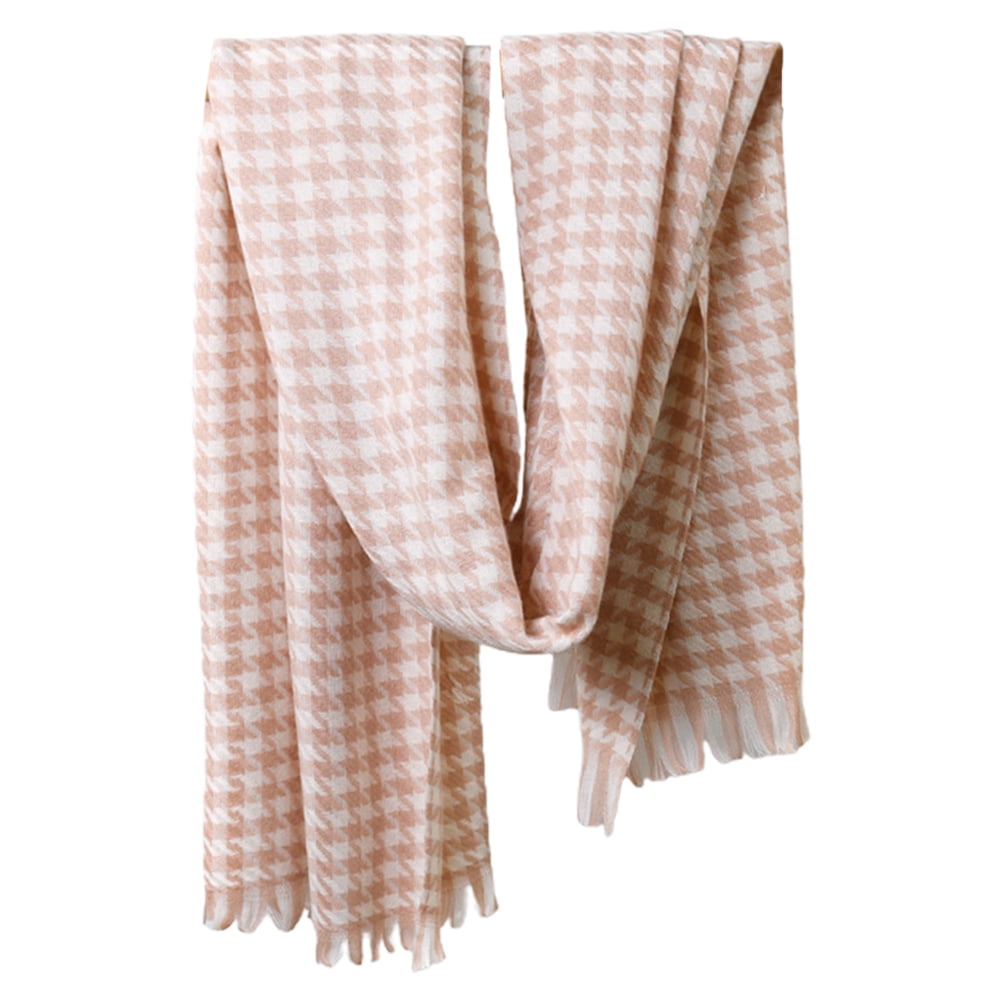 Foulard Longue d'Hiver Chaude à Carreaux, Grande