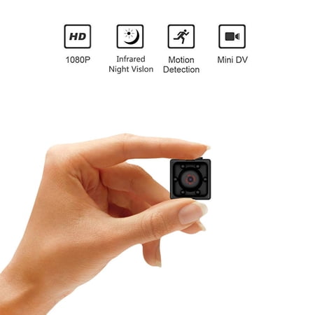 Juslike Mini Camera, HD 1080P Portable Small Camera with Night Vision and Motion Detective, Perfect Indoor Security Camera for Home, Car, Drone, Office and Outdoor Use