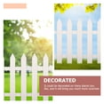thumbnail image 5 of Worgeous White Plastic Garden Fence Edging Border Decorative Lawn Yard Outdoor Landscape Trim, 5 of 8