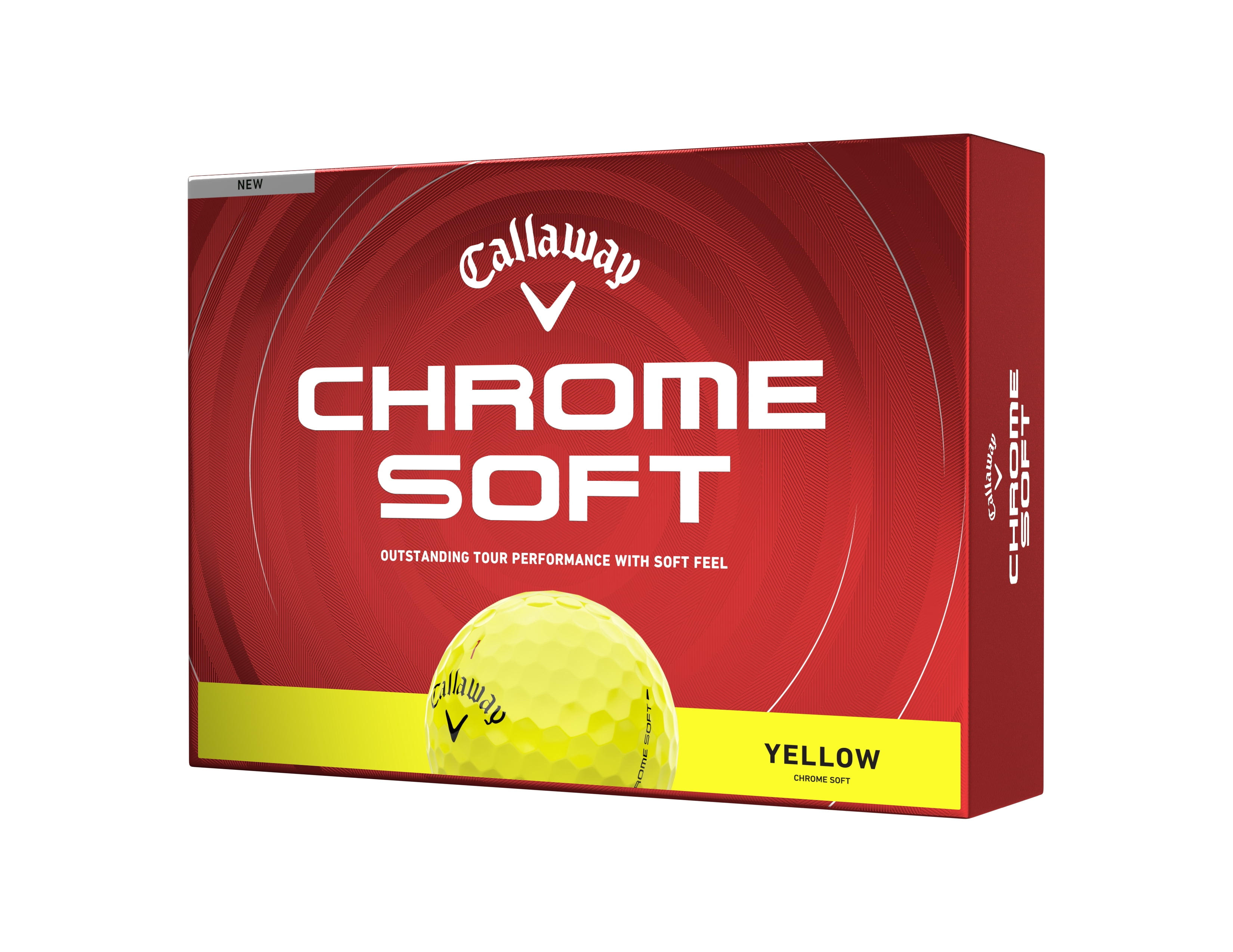 Callaway Chrome Soft Golf Balls, 12 Pack, White - Walmart.com