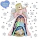thumbnail image 1 of (YXC709) Diamante Parcial Muñeca Con Memoria Preciosa Serie Dibujos Animados Forma Especial Resina 30*30CM, 1 of 9