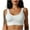 White, variant on Women's Sports Bras 2-Pack Sexy Bra Without Steel Ring U-shaped With Breast Pad Everyday Underwear Comfortable Bras for Women Khaki M