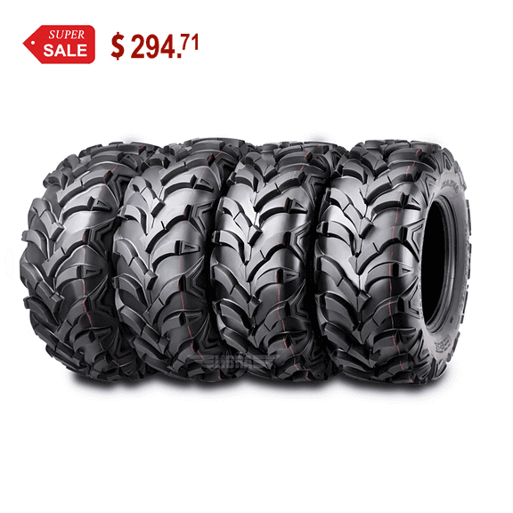 Set of 4 New AT MASTER ATV/UTV Tires 23x8-11 Front & 24x9-11 Rear /6PR P341 - 10147/10153