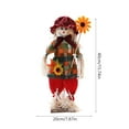 thumbnail image 3 of Wdhugt Handmade Halloween Scarecrow Decor With Fabric And Straw Fall Harvest Festival Decoration Rustic Farmhouse Display For Home Porch Table Option A A, 3 of 6