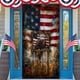 thumbnail image 1 of Liquidación de ahorros de verano Fiudx Decoración de puerta de tela retro del Día de la Independencia de Estados Unidos, 1 of 7