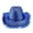Z12-Blue, variant on Kids Lights LED Cowboy Hat LED Flashing Hat for Western Cowboy Role Play Glitter Party Hats Halloween Accessory