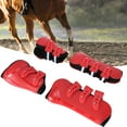 thumbnail image 4 of Horse Leg Protector, Obstacle Horse Leg Protector, Comfortable Lightweight for Horse Riding Race Training Any Weather red, 4 of 8