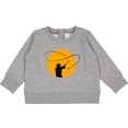 thumbnail image 2 of Inktastic Fly Fishing Sun Silhouette Baby Sweatshirt, 2 of 4