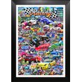 thumbnail image 1 of Collage de Course Auto Encadré Michael Fisher, 1 of 4