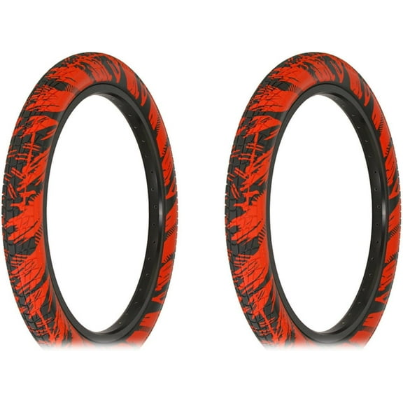 Two bikeTire 20 x 2.35 Fire Ball Red R-4602