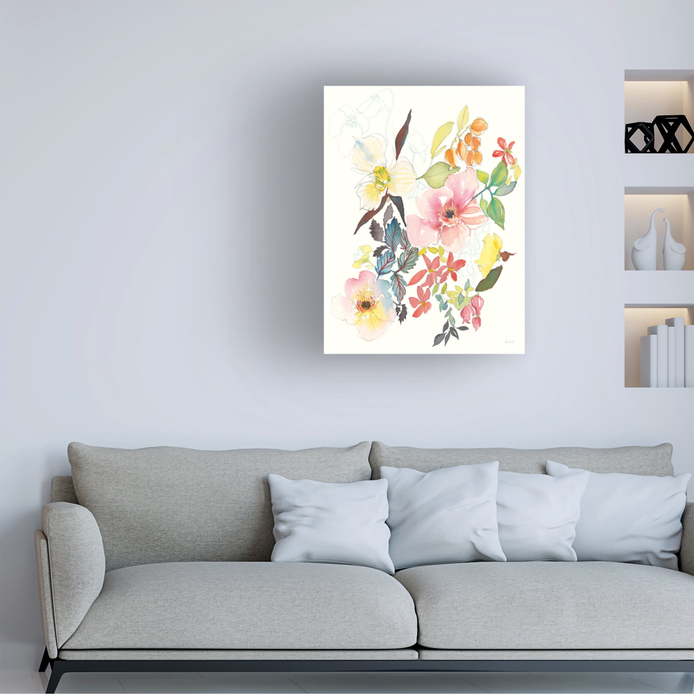 Citrus Summer I v2 by Kristy Rice 23-in. W x 16-in. H. Canvas Wall