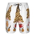 thumbnail image 3 of Pofeuu Christmas Gnomes In Leopard Prin Men's Swim Trunks Quick Dry Bathing Suit Swimming Board Shorts Mesh Lining Beach Swimwear-X-Large, 3 of 6