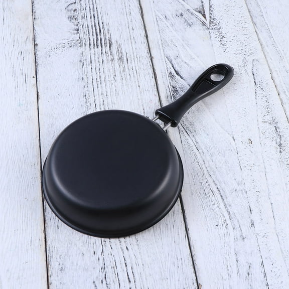 BESTOYARD Portable Mini Frying Pan Nonstick Cast Iron for Omelette Making 1Pcs