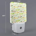 thumbnail image 2 of Fotbe Dachshund Dog Puppy Pattern Plug-in LED Backlit Night Light with Motion Sensor & Dusk to Dawn Sensor Energy Efficient Night Light, Bedroom Night Light-EU, 2 of 7