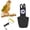 Black1, variant on GYTY   Bird Diapers Leash Set Washable Reusable Handmade Flight Suit Waterproof Inner Layer - Protective Parrot Nappy Clothes Parakeets Macaws Budgies Canaries (Black1,Sun Conure)