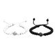 thumbnail image 2 of Pulseras Para Parejas, Buena Implicación, 2 Piezas, Pulsera De Piedra De Proyección, Cuentas Blancas Y Negras Para Regalo De Festival De Cumpleaños, 2 of 7