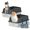 2PK-Dark gray, variant on Stainless Steel Cat Litter Box with High Sides Lid, Extra Large XL for Big Cats