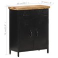 thumbnail image 4 of vidaXL Sideboard 60x30x76 cm Rough Mango Wood, 4 of 5