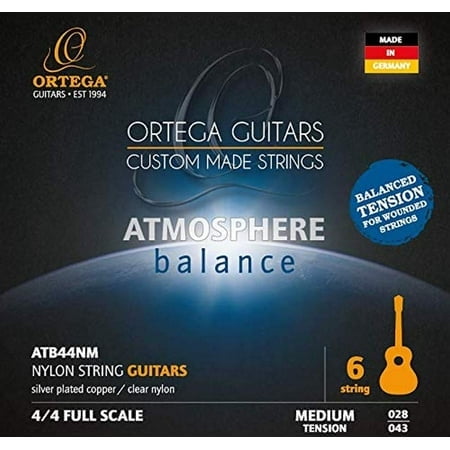 Ortega Guitars Atmosphere Balance Nylon Classical Guitar Strings-Normal Tension-Made in Germany (ATB44NM)