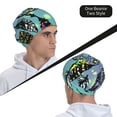 thumbnail image 6 of Salouo Beautiful Dreamcatcher Print Unisex Beanie Hat,Knitted Baggy Skull Cap Winter Warm Hats Beanie Sleep Hats Cancer Headwear Caps for Women & Men 1 Pieces, 6 of 7