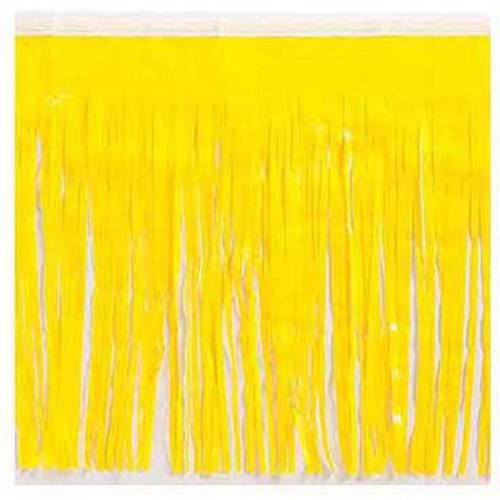 Shindigz Vinyl Fringe, Yellow Party Streamers