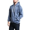 thumbnail image 3 of G-Style USA Men's Heavyweight Sweatshirt Fleece Pullover Hoodie MH13101 - Heather Denim - 2X-Large, 3 of 6
