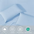 thumbnail image 3 of Nahenduo 3-Piece King Cooling 3pc Sheet Set,Ice Blue, 3 of 8
