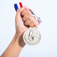 thumbnail image 4 of Medalla Concurso Medallas Colección Conmemorativa Útiles Escolares Plata, 4 of 5