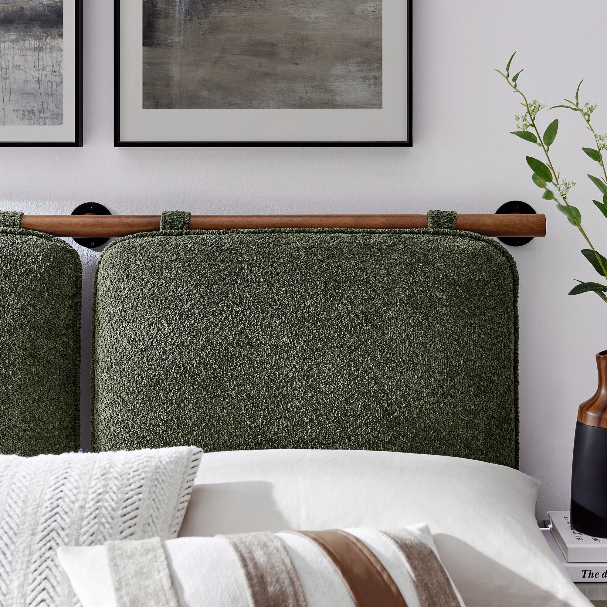 Anela Full Headboard in Sage Walnut