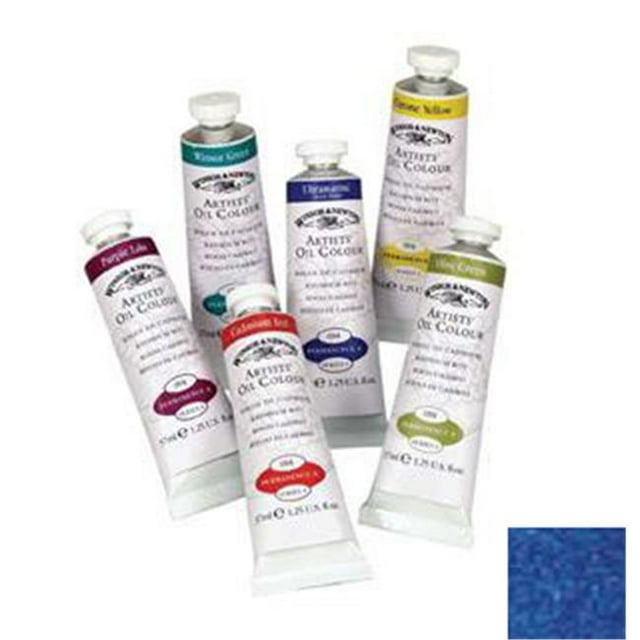 Winsor & Newton 1214538 37ml Artists Oil Color - Prussian Blue
