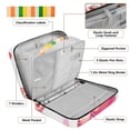 thumbnail image 4 of Haosy Accordion File Organizer Zipper Binder 500 Sheet 6-Tab Expanding File Folder Multi-Pocket 1.2 Inch 3 Ring Pretty Bears, 4 of 7
