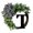 T, variant on Last Name Year Round Front Door Wreath ,26 Letter Farmhouse Wreath Wooden Hanging Sign Door Decoration Wreath,All Seasons Wreath for Home Indoor Outdoor Decoration - A,14.96inch