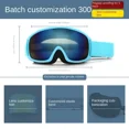 thumbnail image 5 of Double anti-fog Ski Goggles Double Layers Anti-fog Snowboard Snow Snowmobile Glasses Eyewear Outdoor Sport Skiing Googles (A3), 5 of 7
