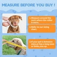 thumbnail image 4 of BEBANG Dog Recovery Cone, Comfy Inflatable Dog Collars for After Surgery, Dual-Sided Pattern Donut Collar for Dogs Cats, Not Block Vision(L), 4 of 8
