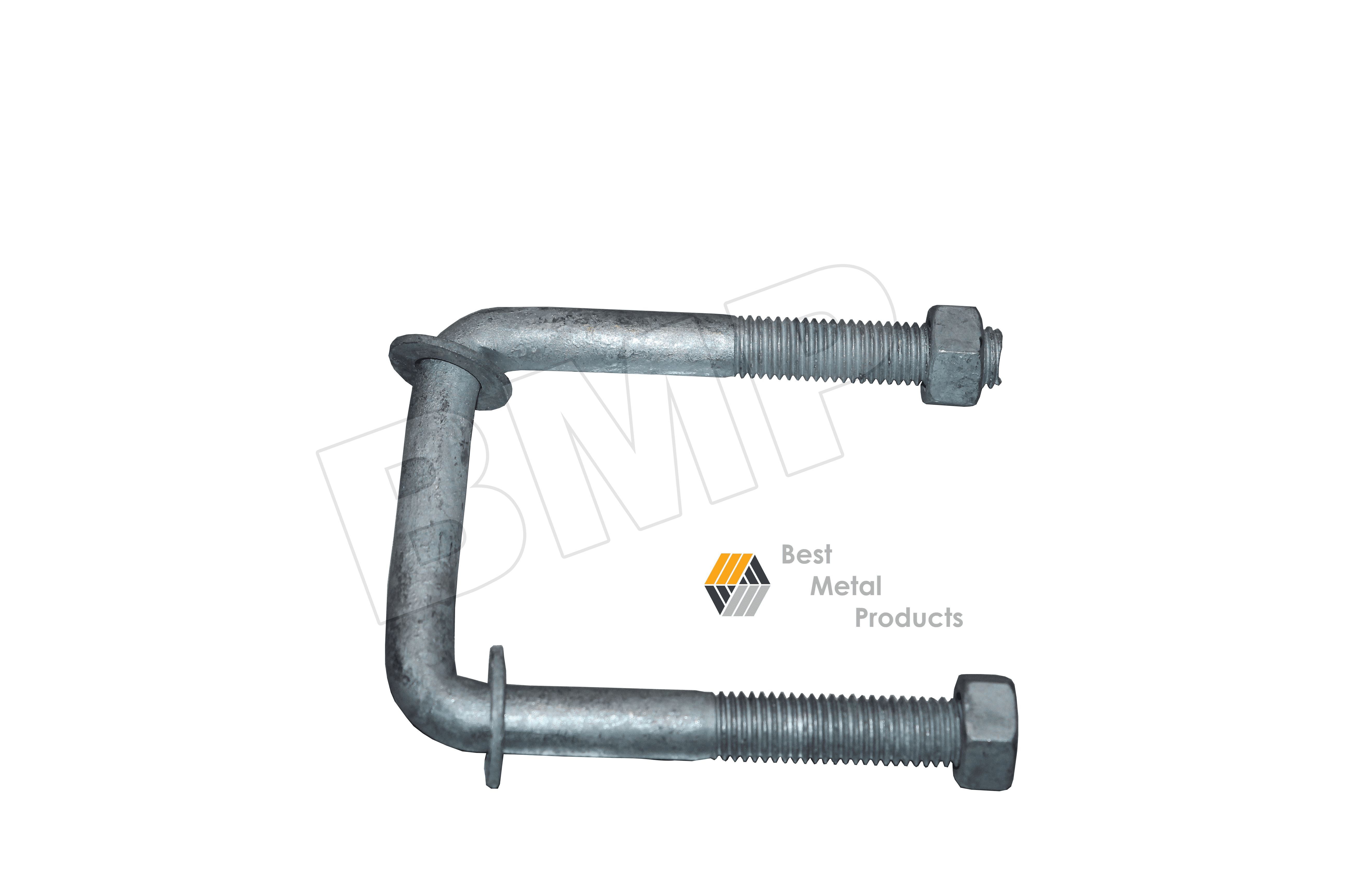 4 TRAILER STEEL UBOLTS 3" SQUARE AXLE SPRING M14 UBOLT 9/16" X 4 1/3