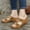 C-Brown, variant on Kcodviy Summer Ladies Wedge Heel Pineapple Slippers for Women Embroidery Flower Sandals Women's Slippers for Women Style Shoes