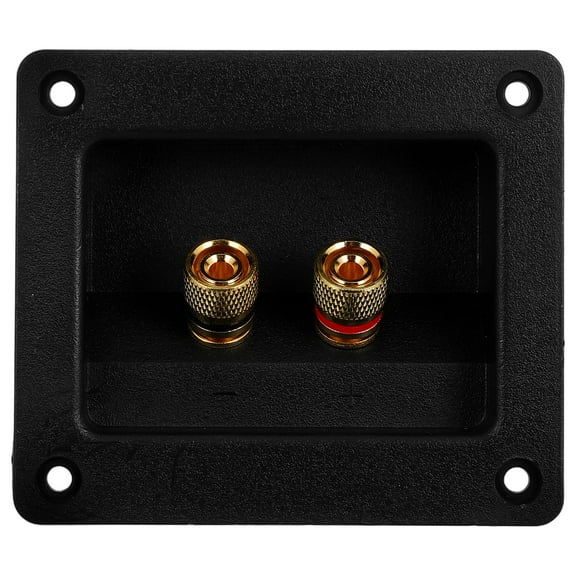 Masteelf Subwoofer Box Speaker Terminal Cup 2 Way Binding Post Speaker Box Wire Connector Audio Terminal Cup for Stereo Speaker Easy Installation