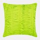 thumbnail image 1 of Funda de cojín con cremallera, color lima, lisa, 30 x 30 cm (12 x 12 pulgadas), de ante sintético, con pliegues texturizados, lisa - Lime Wind Folds, 1 of 5