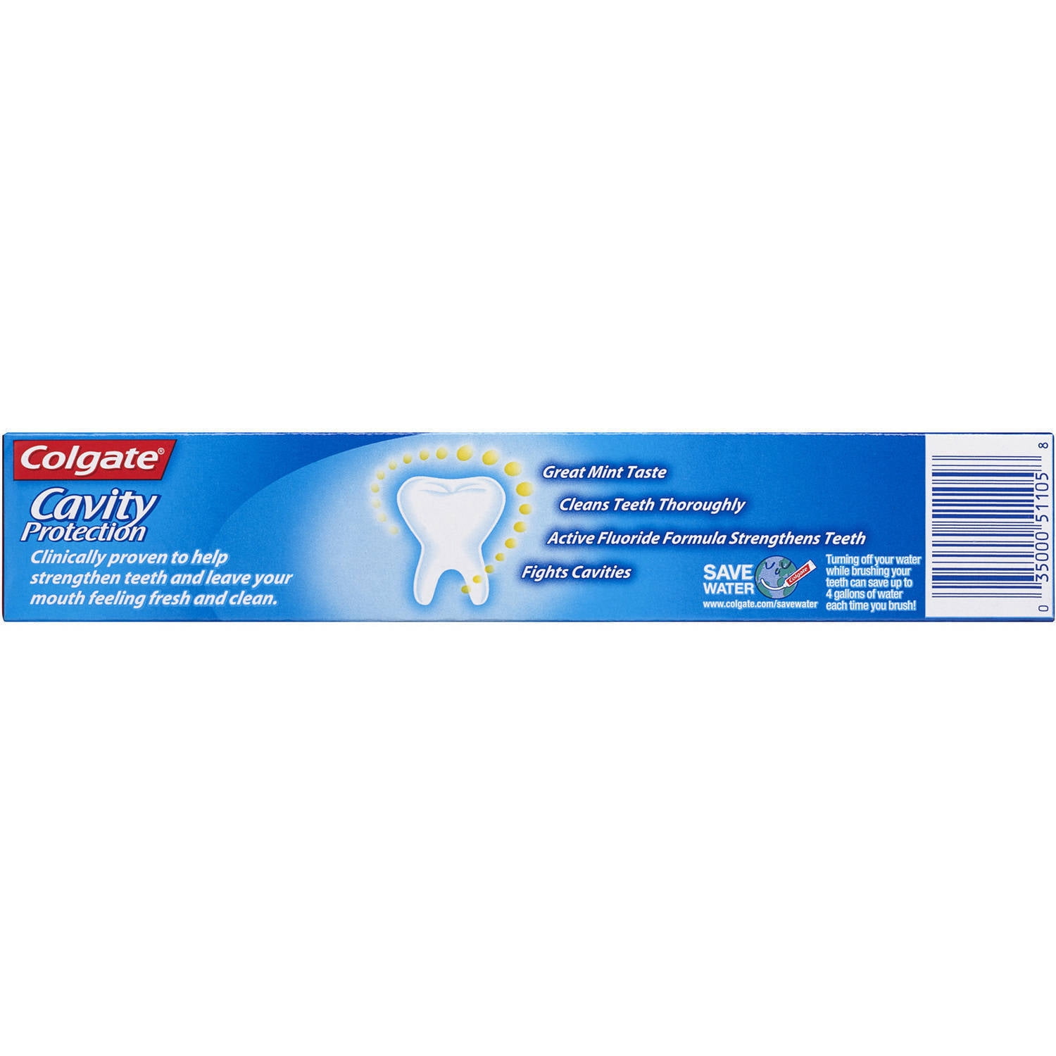 Colgate Cavity Protection Fluoride Toothpaste, Great Regular Flavor, Travel Size (2.5 Ounce 8 Pack)