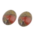 thumbnail image 3 of Piedras de cabujones pulidas, 20 piezas de cuentas de cabujones, cuentas de cabujones ovaladas sin agujeros, fabricación de joyas, piedras de cabujones, construcción robusta, 3 of 9