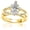 Yellow Gold, variant on Houston Diamond District 0.75-3 Carat LAB GROWN DIAMOND Infinity Twisting Split Shank Pave Set Round Marquise Cut Engagement Ring (D-E Color VS1-VS2 Clarity) Rose Gold 1 Carat Center Size: 9