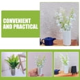 thumbnail image 2 of Minkissy 4Pcs Tiny Potted Plants Compact Size Decorative Ornament For Mini Garden Light Green, 2 of 8