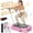 Pink, variant on RELOIVE Vibration Plate Exercise Machine,200 Levels Full Body Workout Vibrating Plate for Body Toning & Weight Management, 551Lbs Capacity Shake Platform with Resistance Bands Bluetooth for Women Men