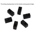 thumbnail image 4 of xinxixnxx 6pcs Guitare Chevalet Chaîne Bloc Électrique Élégant Composants Selle Remplacement Accessoires Entertainmentssaddles GAQ57, 4 of 6