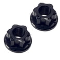 thumbnail image 4 of 2 piezas Mozzo ruedas bicicletas, dados del eje de cuerda de bicicleta accesorios para bicicletas negro, 4 of 9
