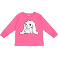 thumbnail image 3 of Inktastic Adorable Easter Bunny Boys or Girls Long Sleeve Toddler T-Shirt, 3 of 5