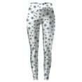thumbnail image 3 of MKLEKYY Leggings deportivos para mujer, moda casual, estampado floral, mallas deportivas de fitness, pantalones de yoga, 3 of 3