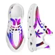 thumbnail image 1 of Zapatillas deportivas de marca para mujer, diseño moderno de hojas de marihuana, zapatos femeninos con estampado 3D, ligeros, con cordones y planos., 1 of 6